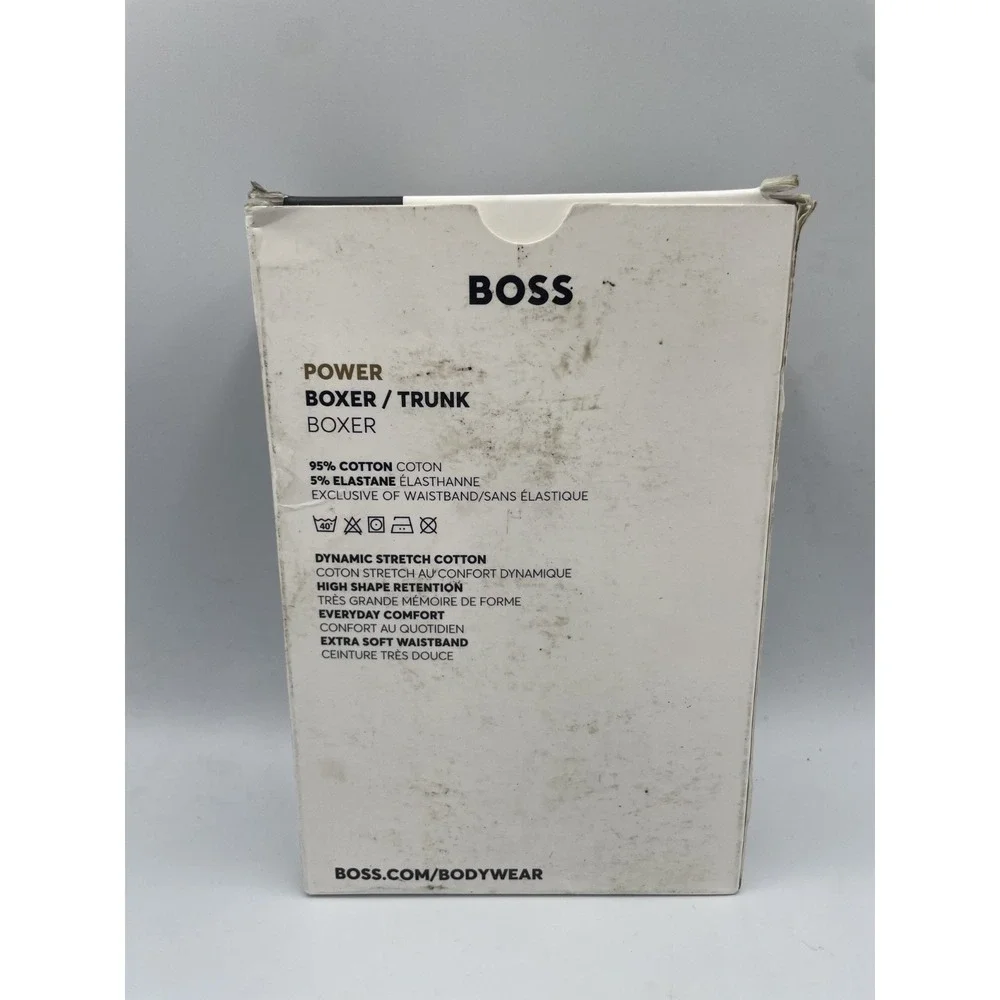Hugo Boss Power Underwear Mens 2XL Multicolor Cotton Blend Trunks‎ 3-Pack NWT